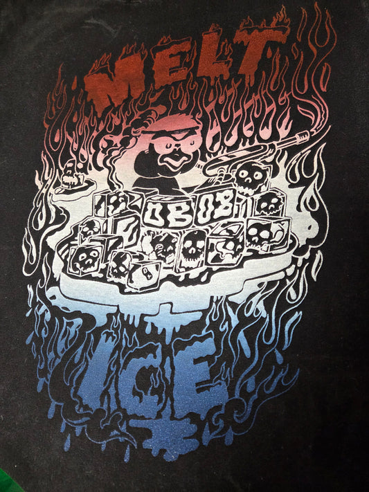 Melt Ice T Shirt Red White and Blue